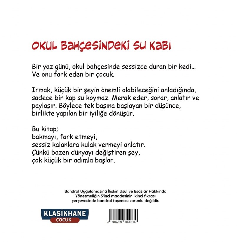 Okul Bahçesindeki Su Kabı 